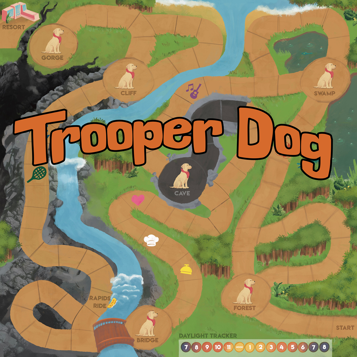 Trooper Dog Board Game